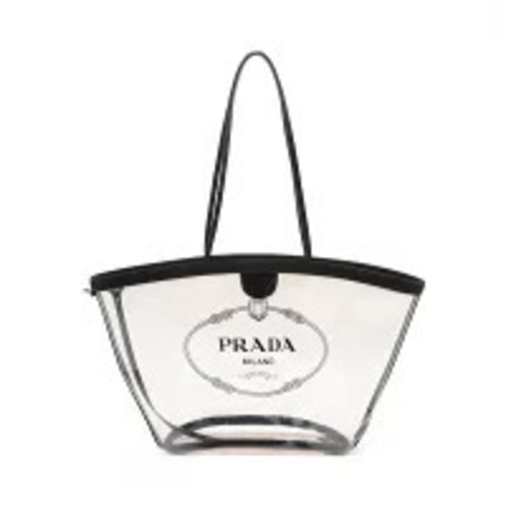 Prada Clear Shoulder Bag Shopper PLEXI